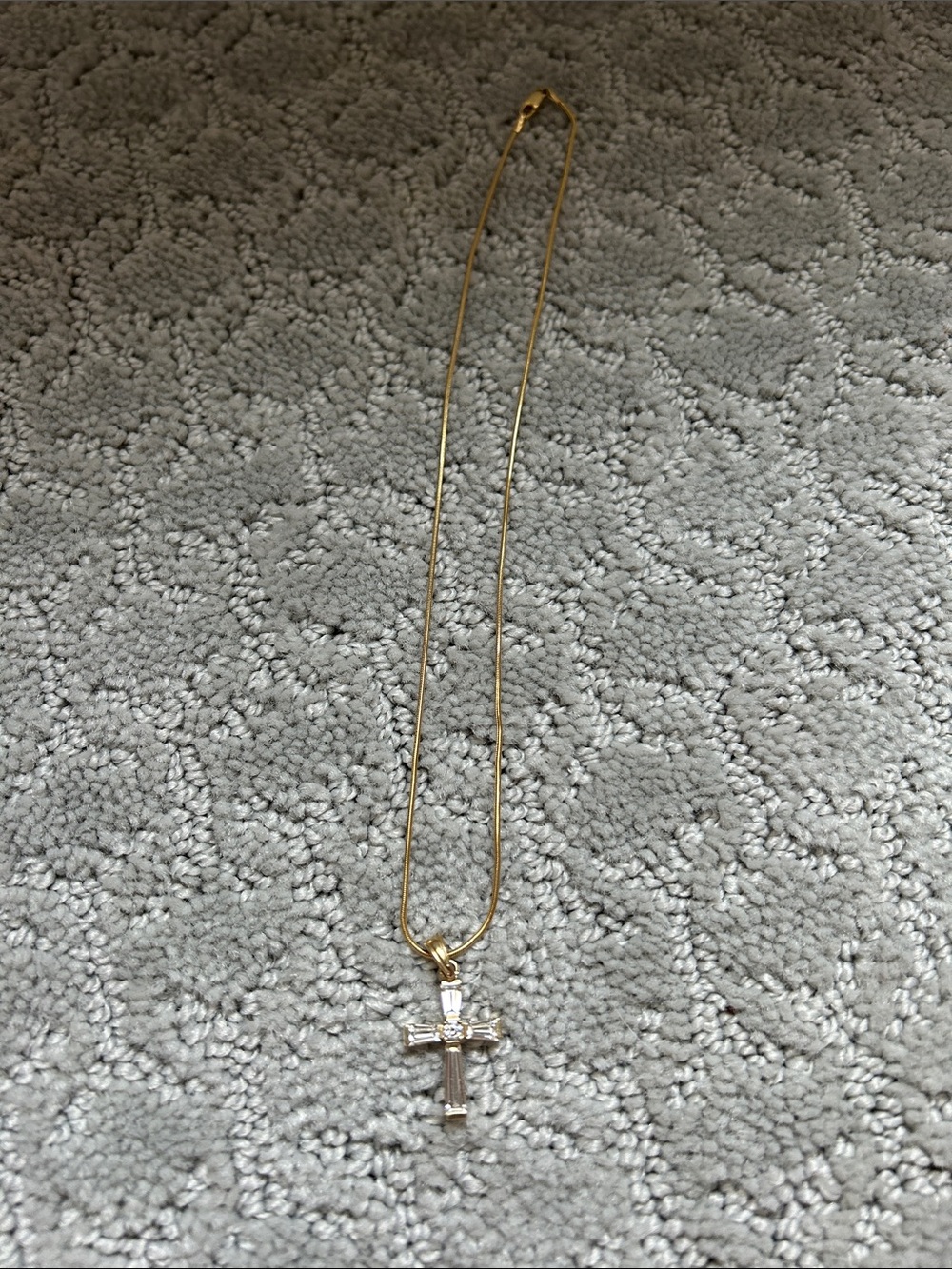 14k Gold Cross Pendant Necklace - Women Jewelry
